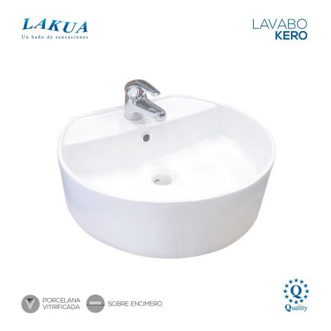 LAKUA LAVABO ENCIMERO KERO 485X430X155 MM