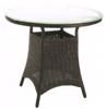 *ELEGANT MESA MEREDO RATAN SINT. MOKA D.80X69CM