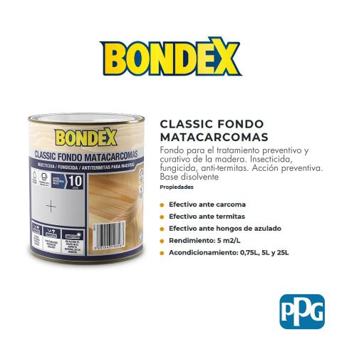 BONDEX CLASSIC FONDO MATACARCOMAS 5L