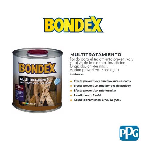 BONDEX MULTITRATAMIENTO 0,75L