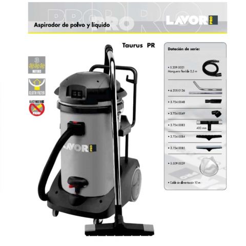 LAVOR PRO ASPIRADOR TAURUS PR 78L (3 motores)