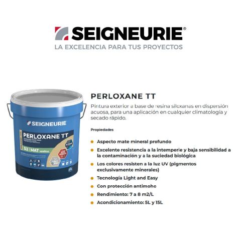 SEIGNEURIE REVESTIMIENTO PERLOXANE TT 15L B.SET1