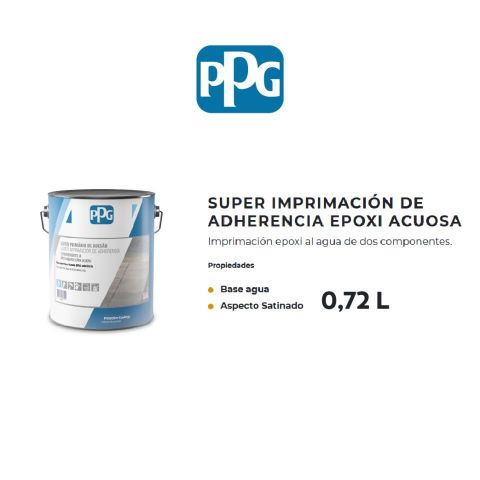 PPG SUPER IMPRIMACION DE ADHERENCIA 0,72L A BASE