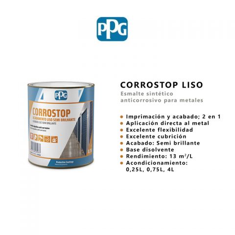 PPG CORROSTOP LISO ORO 0,75L SB