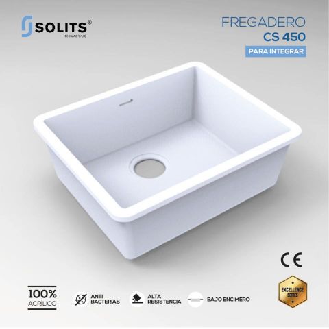 SOLITS FREGADERO CLEAN 50X40 POLAR - INTEGRAR