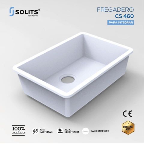 SOLITS FREGADERO CLEAN 60X40 BLANCO  - INTEGRAR