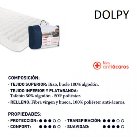 MOSHY PROTECTOR DOLPY 150X200 ANTIACAROS