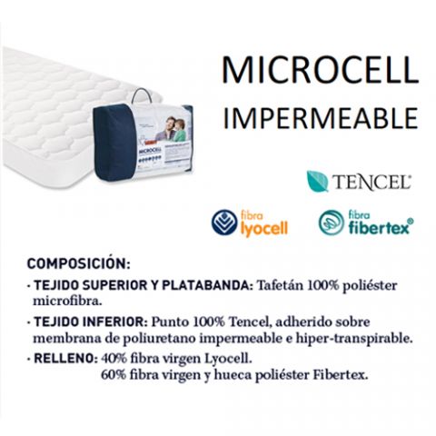 MOSHY PROTECTOR MICROCELL 105X180/190 IMPERMEABLE